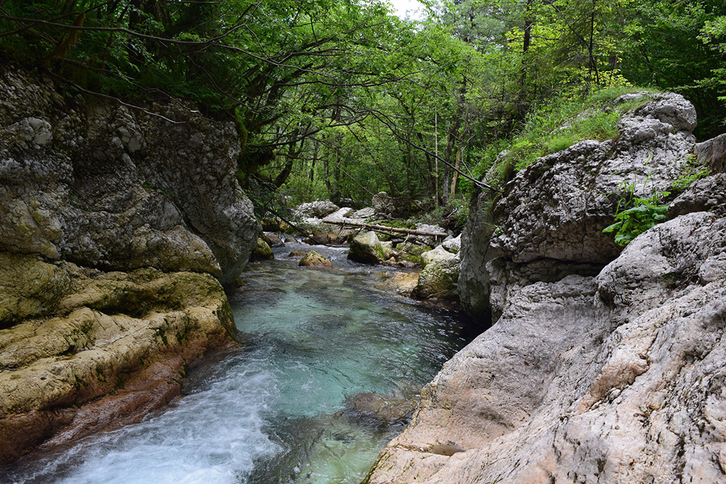 Gljun creek - Bovec, Slovenia